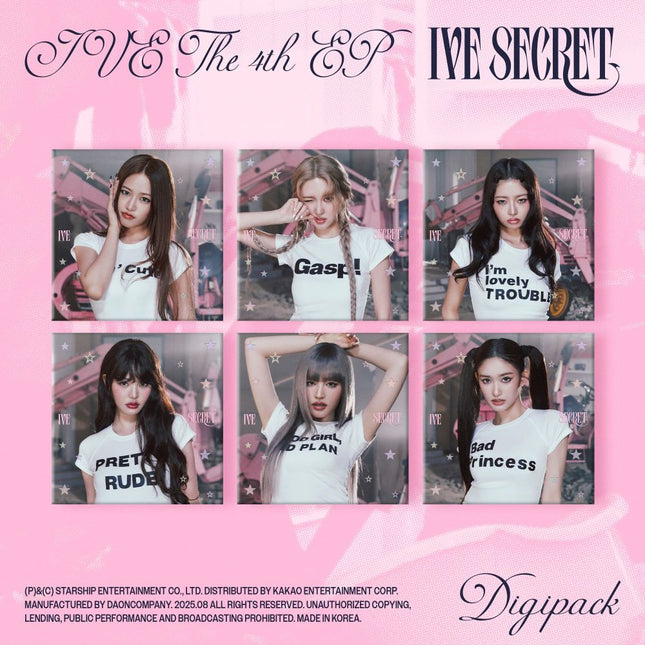 IVE - 4th EP [IVE SECRET] Digipack Ver.