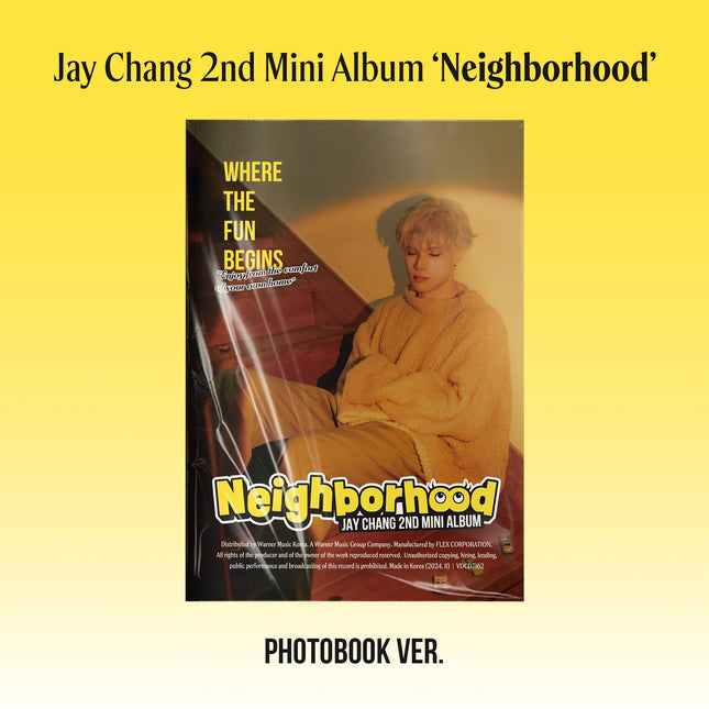 Jay Chang - 2nd Mini Album [Neighborhood] Photobook Ver.