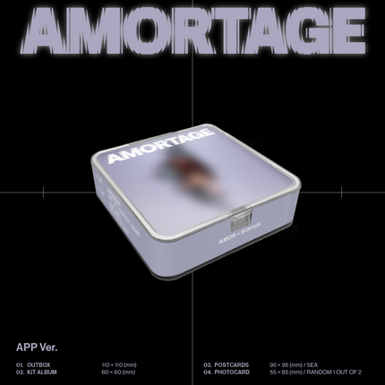 JISOO - Mini Album [AMORTAGE] APP Ver.