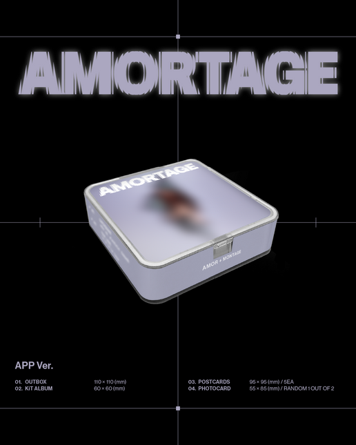 JISOO - Mini Album [AMORTAGE] APP Ver.