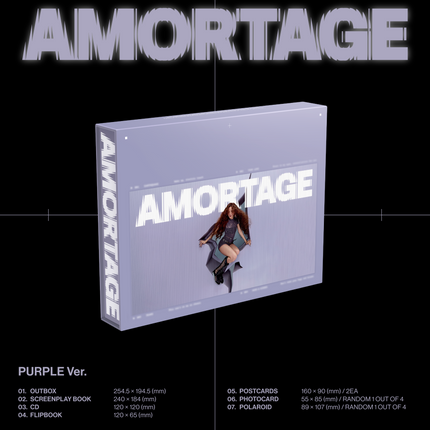 JISOO - Mini Album [AMORTAGE] DELUXE EDITION