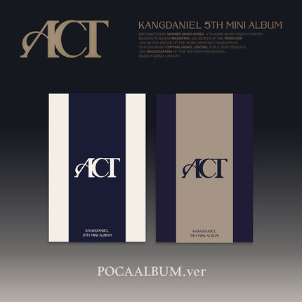 KANG DANIEL - 5th Mini Album [ACT] POCAALBUM Ver.