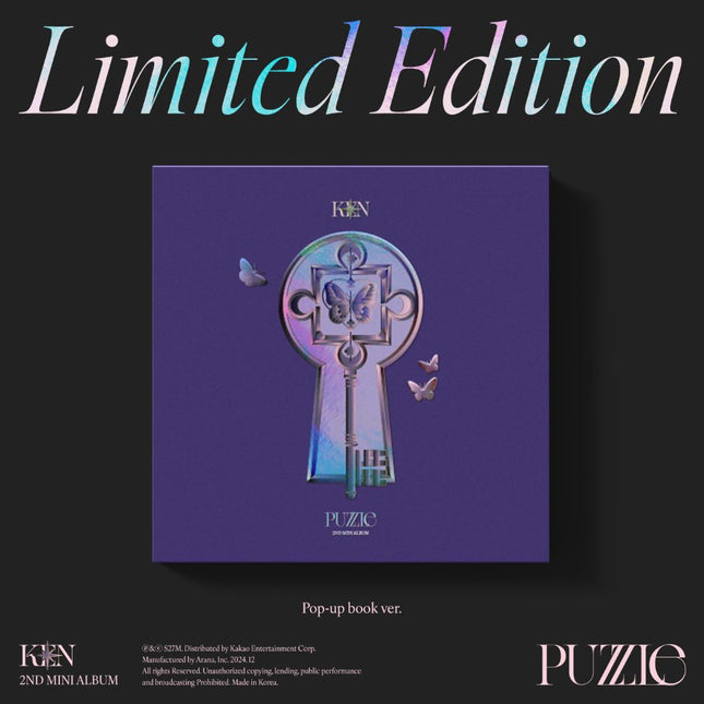 KEN - 2nd Mini Album [PUZZLE] Pop-up Book Ver. (Limited Edition)
