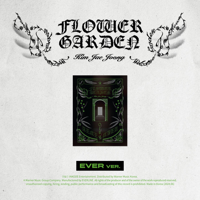 KIM JAEJOONG - 4th Album [FLOWER GARDEN] EVER MUSIC ALBUM Ver.