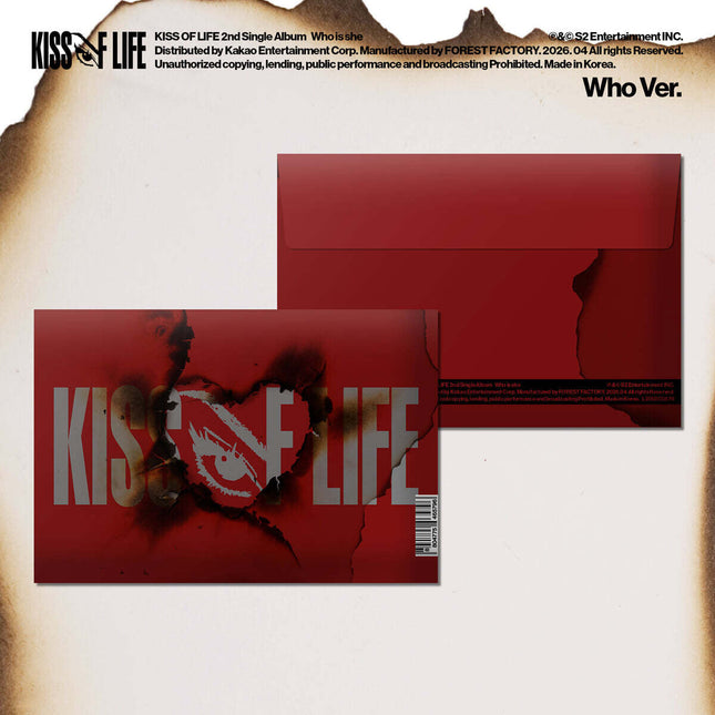 KISS OF LIFE - 2nd Single Album [Who is she] Who Ver.