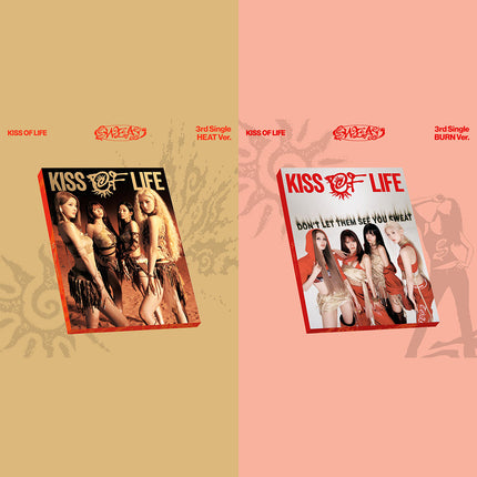 KISS OF LIFE - 3rd Single [SWEAT] HEAT Ver. / BURN Ver.