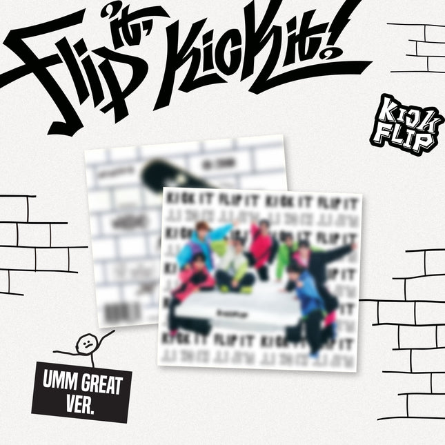 KickFlip - 1st Mini Album [Flip it, Kick it!] Umm Great Ver.