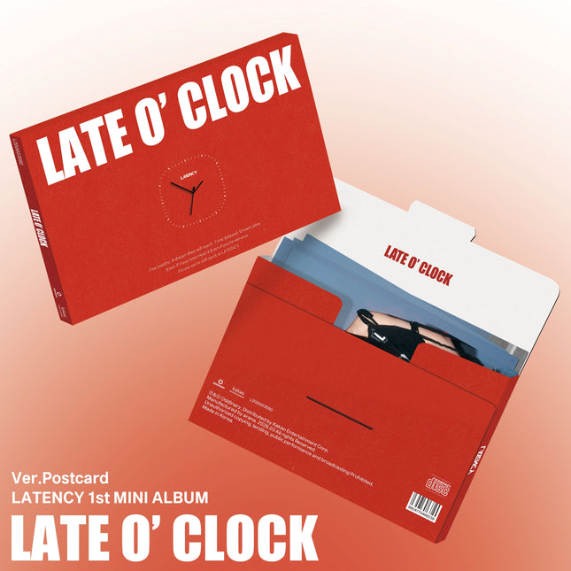 LATENCY - 1st Mini Album [LATE O' CLOCK] Postcard Ver.