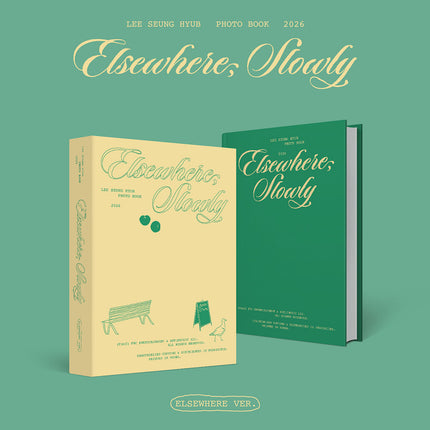 LEE SEUNG HYUB - 3rd PHOTO BOOK [Elsewhere, Slowly] Elsewhere Ver.
