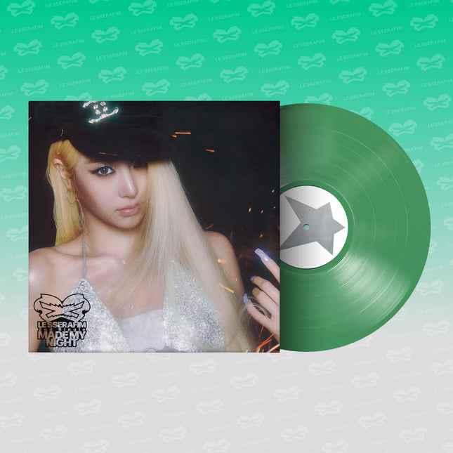 LE SSERAFIM - 2nd Single Album [Made My Night] Vinyl (SPRING GREEN Ver.)