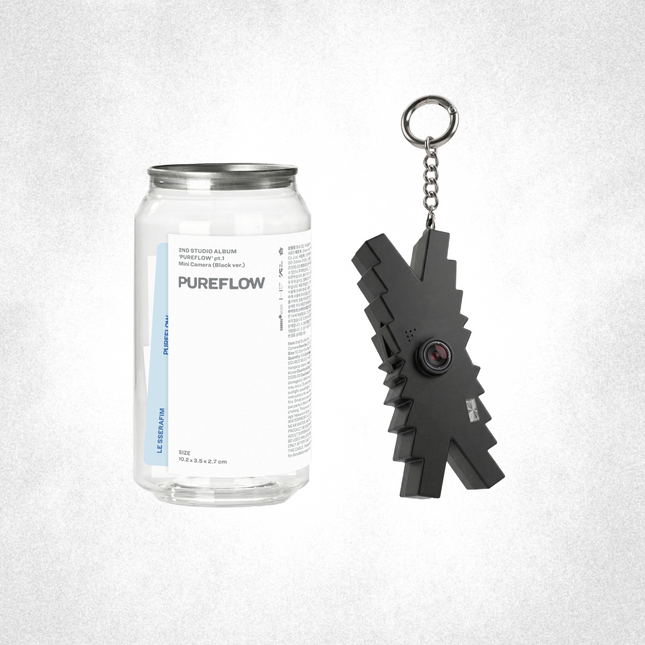 LE SSERAFIM - 2nd Studio Album ['PUREFLOW' pt.1] Mini Camera Ver. (Black Ver.)