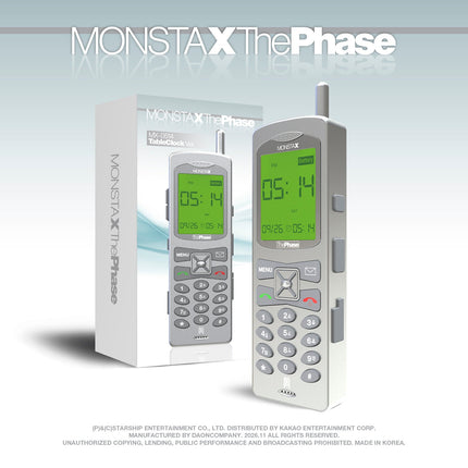 MONSTA X - EP [The Phase] MX-0514 Table Clock Ver.