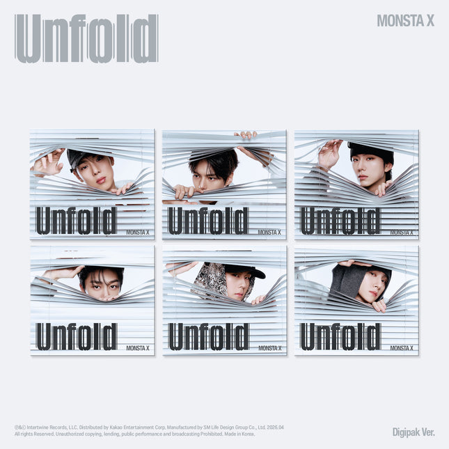 MONSTA X - [Unfold] DIGIPACK Ver.