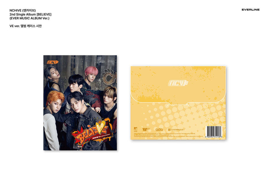 NCHIVE - 2nd Single Album [BELIEVE] Ever Ver. (VE Ver.)