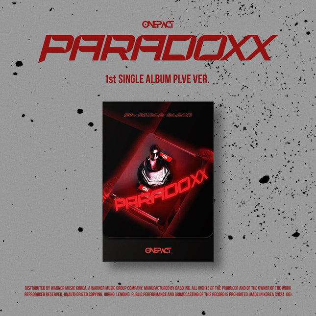 ONE PACT - 1st Single Album [PARADOXX] PLVE Ver.