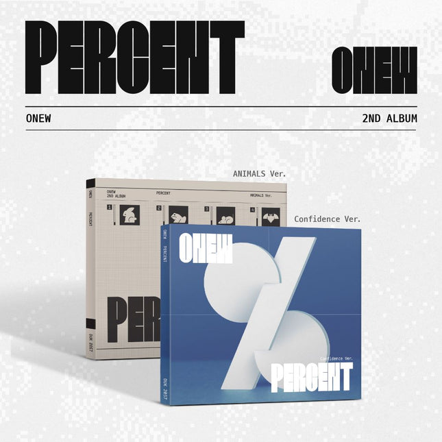 ONEW - 2nd Album [PERCENT] Digipack Ver.