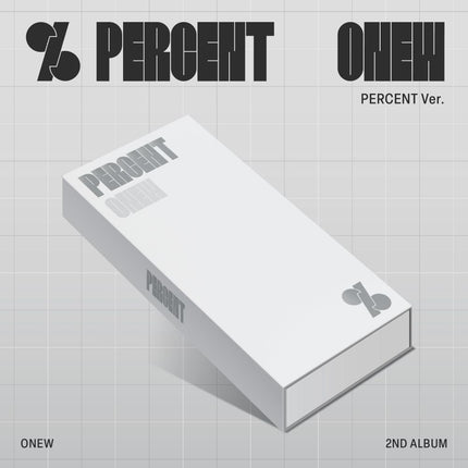 ONEW - 2nd Album [PERCENT] PERCENT Ver.