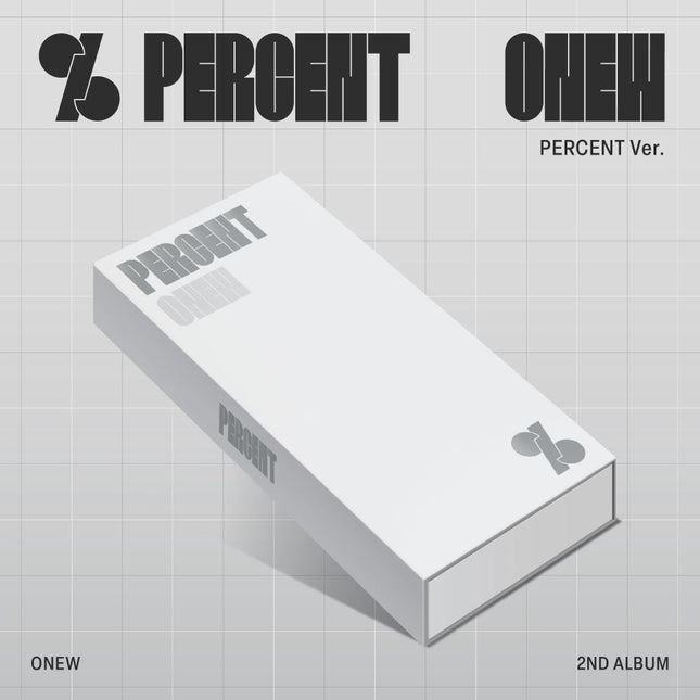 ONEW - 2nd Album [PERCENT] PERCENT Ver.