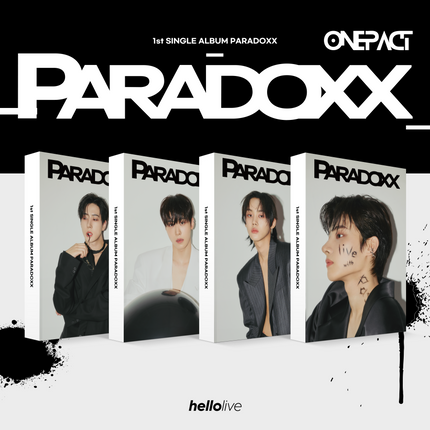 ONE PACT - 1st Single Album [PARADOXX] hello Photocard Album