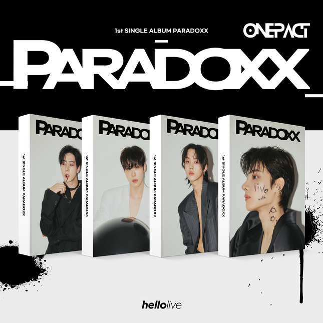 ONE PACT - 1st Single Album [PARADOXX] hello Photocard Album