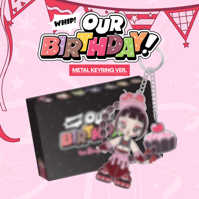 OURBIRTHDAY - 1st Single Album [Our Birthday] METAL KEYRING Ver.