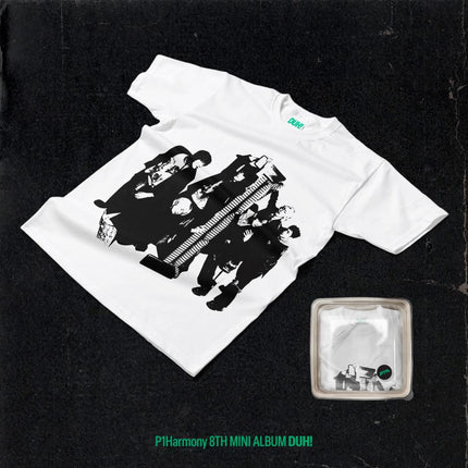P1Harmony - 8th Mini Album [DUH!] Plain White T Ver.