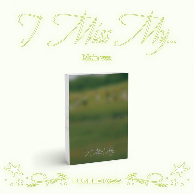PURPLE KISS - 2nd Single Album [I Miss My...] MAIN Ver.