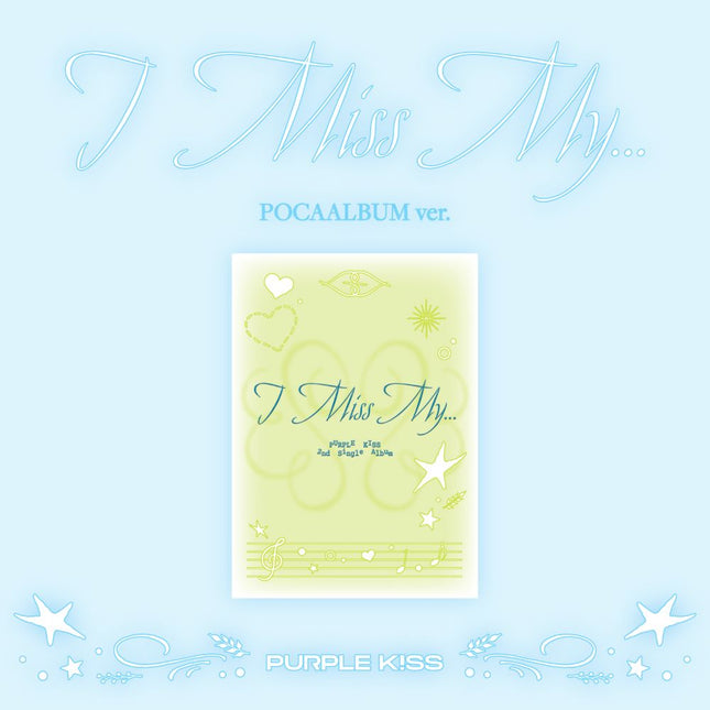 PURPLE KISS - 2nd Single Album [I Miss My...] POCA Ver.