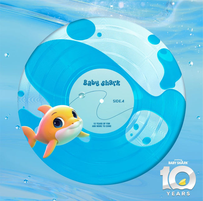 Pinkfong - [Baby Shark 10 Years Limied Edition] Summer Sky Color LP