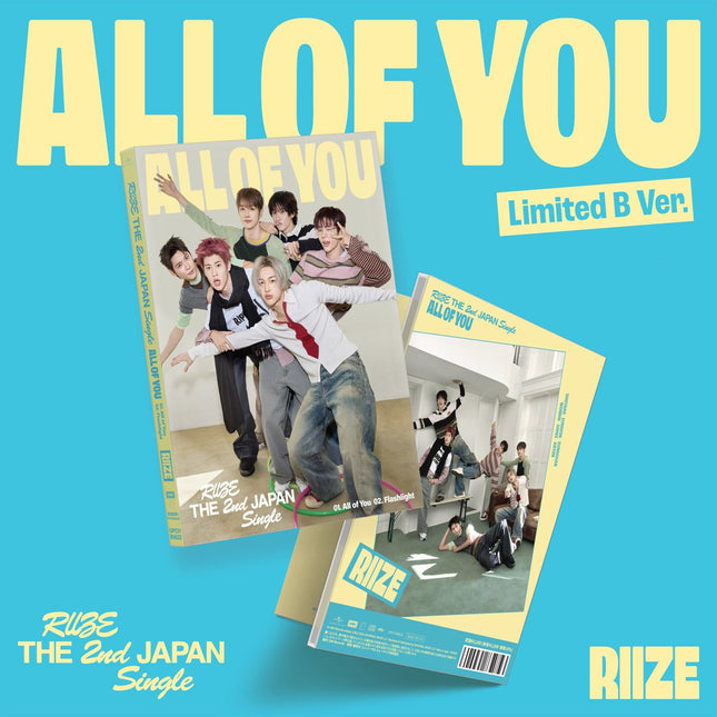 RIIZE - Japan 2nd Single Album [All of You] Limited B Ver.