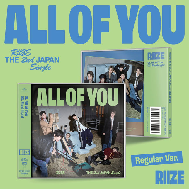 RIIZE - Japan 2nd Single Album [All of You] Regular Ver.