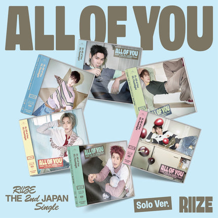 RIIZE - Japan 2nd Single Album [All of You] Solo Ver. (EUNSEOK Ver.)