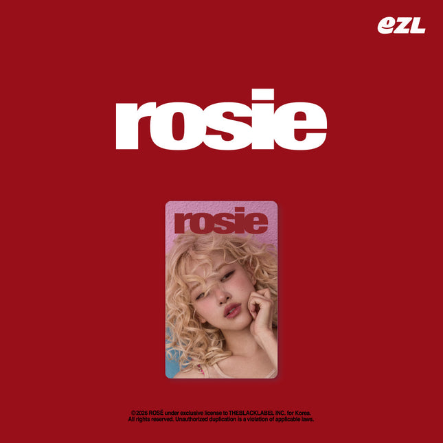 ROSÉ - [rosie] EZL Transportation Card (Korea) A Ver.