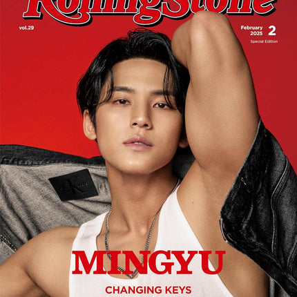 Rolling Stone Japan - [2025, February] - Cover : SEVENTEEN MINGYU
