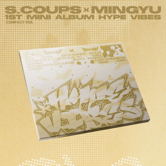 S.COUPS X MINGYU (SEVENTEEN) - 1st Mini Album [HYPE VIBES] COMPACT Ver.