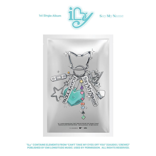 SAY MY NAME - 1st Single Album [iLy] KEY RING Ver.