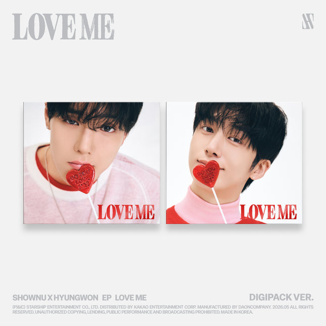 SHOWNU X HYUNGWON - EP [LOVE ME] DIGIPACK Ver.