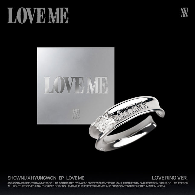 SHOWNU X HYUNGWON - EP [LOVE ME] LOVE RING Ver.