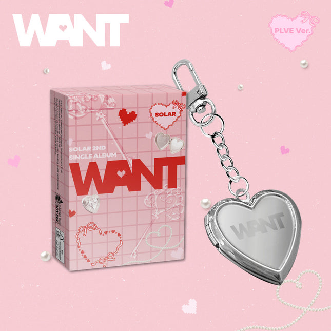 SOLAR - 2nd Single Album [WANT] PLVE Ver.