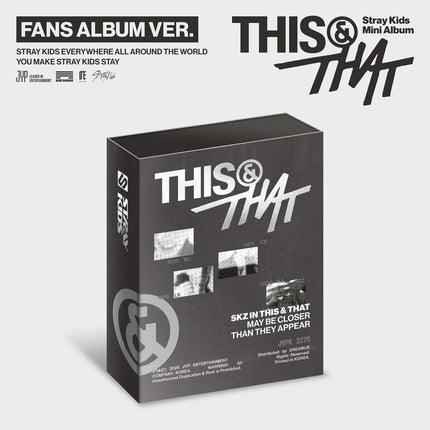 Stray Kids - [THIS & THAT] FANS ALBUM Ver.