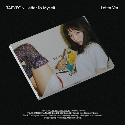 TAEYEON - 6th Mini Album [Letter To Myself] Letter Ver.