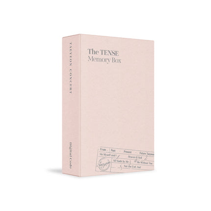TAEYEON - [TAEYEON CONCERT The TENSE Memory Box] Digital Code