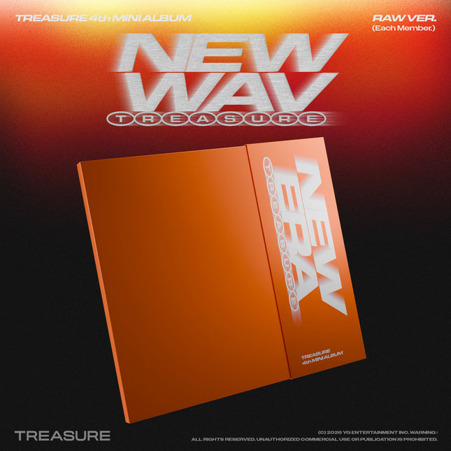 TREASURE - 4th Mini Album [NEW WAV] RAW Ver.