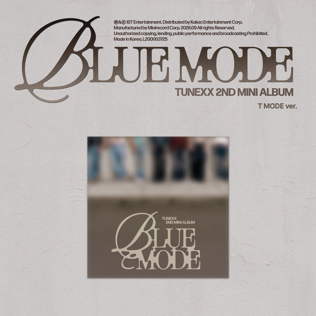 TUNEXX - 2nd Mini Album [BLUE MODE] T MODE Ver.