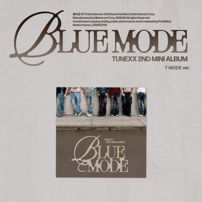 TUNEXX - 2nd Mini Album [BLUE MODE] T MODE Ver.