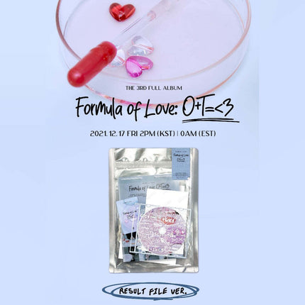 TWICE - 3rd Album [Formula of Love: O+T= < 3] Result file Ver.