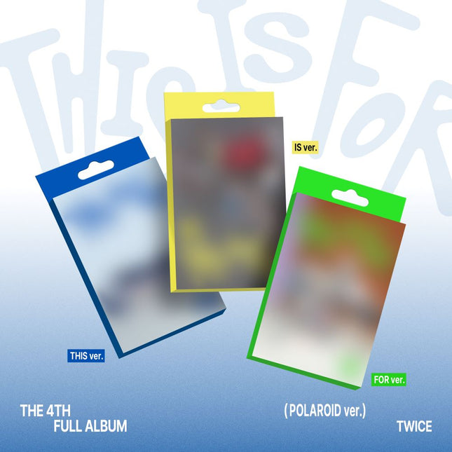 TWICE - 4th Album [THIS IS FOR] POLAROID Ver.