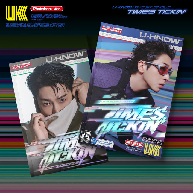 U-KNOW - 1st Single Album [Time's Tickin'] Photobook Ver.
