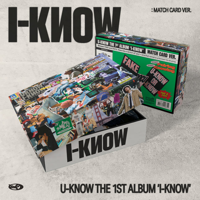 U-Know - 1st Album [I-KNOW] Match Card Ver. (Smart Album)