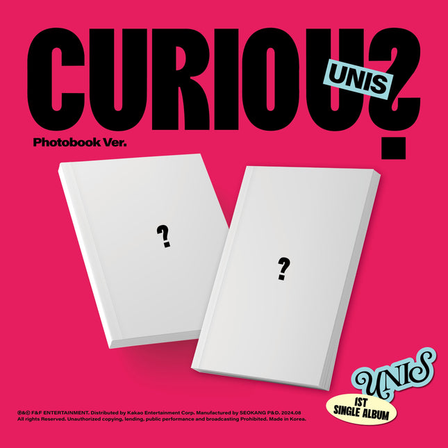 UNIS - 1ST SINGLE ALBUM [CURIOUS] PHOTOBOOK Ver.